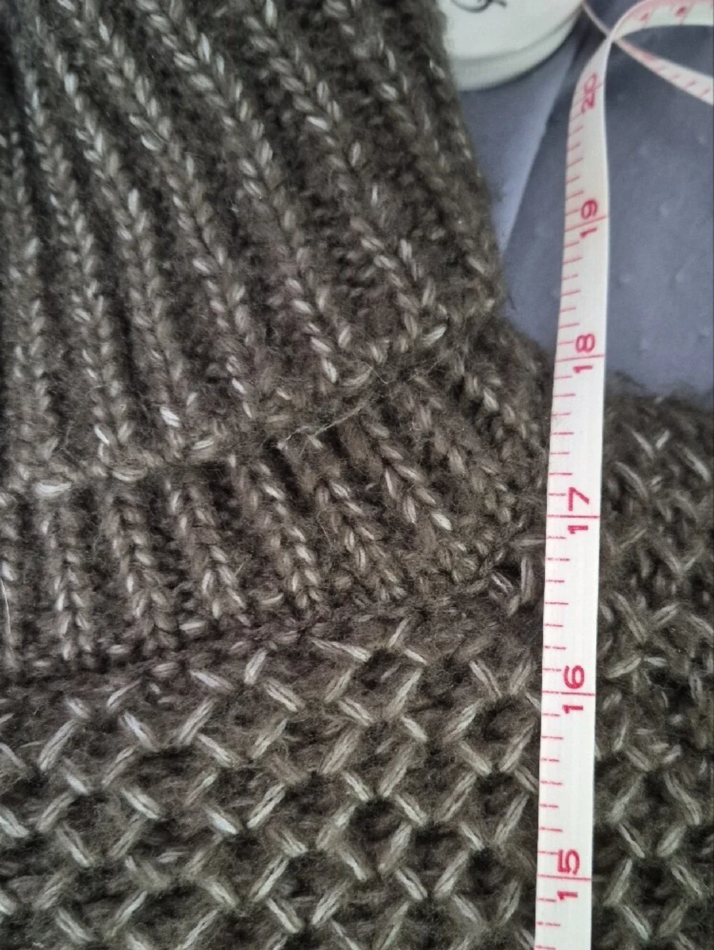 Zenana Cozy Olive Turtleneck Chunky Knit Sweater Womens S Oversize Boxy Cropped